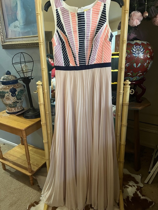Maeve Dresses & Skirts - Maeve Multicolor Pleated Maxi Dress with Colorblock Bodice